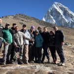 Jen Willis and team on the way to Mount Everest Base Camp